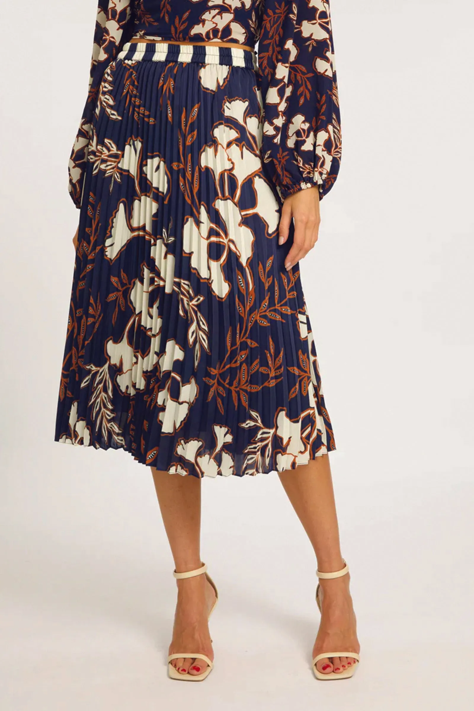 Caballero Mia Skirt in Ginko Block Print