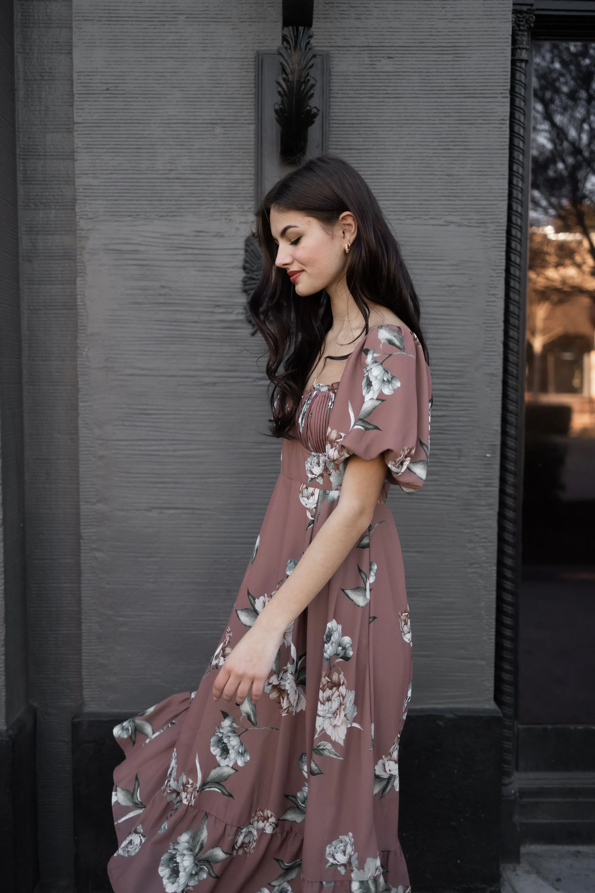Camilla floral midi