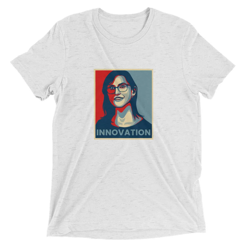 Cathie Wood Innovation - Cathie Wood aka (Kathy Wood, Catherine Wood) - ARK Invest Investor Disruptive Innovation - Obama HOPE Poster Tee T-Shirt