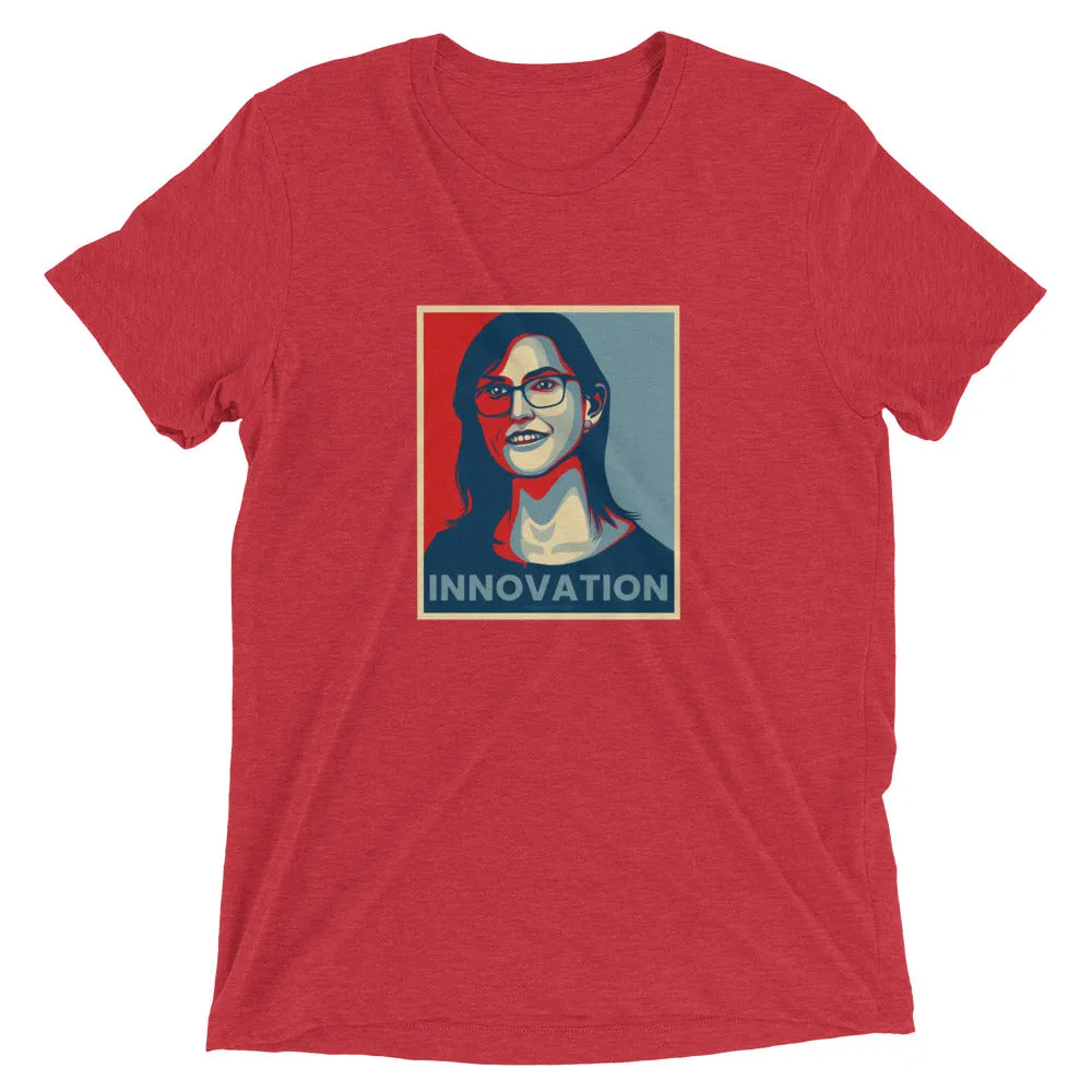 Cathie Wood Innovation - Cathie Wood aka (Kathy Wood, Catherine Wood) - ARK Invest Investor Disruptive Innovation - Obama HOPE Poster Tee T-Shirt