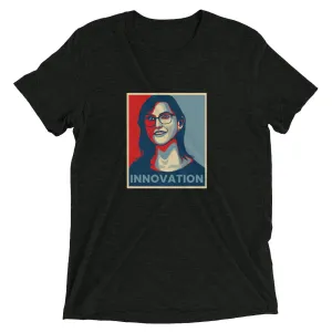Cathie Wood Innovation - Cathie Wood aka (Kathy Wood, Catherine Wood) - ARK Invest Investor Disruptive Innovation - Obama HOPE Poster Tee T-Shirt