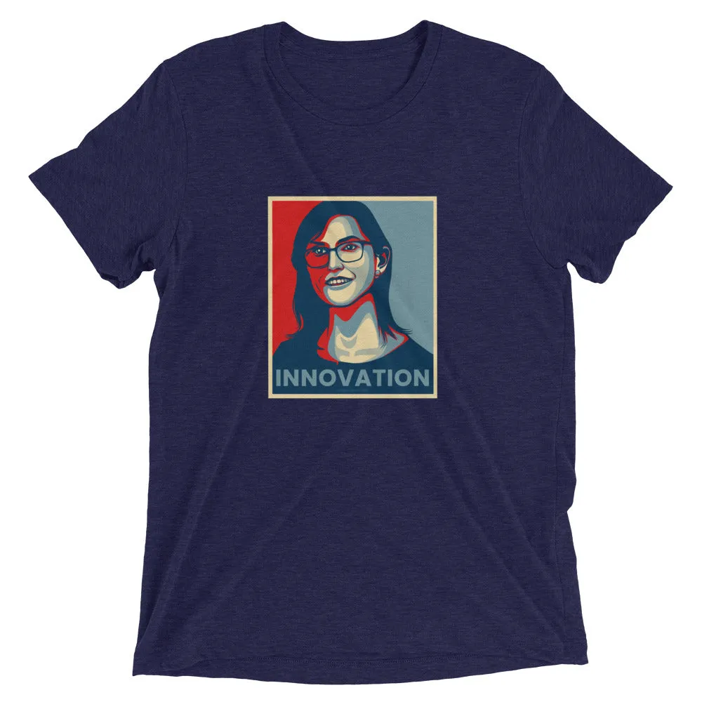 Cathie Wood Innovation - Cathie Wood aka (Kathy Wood, Catherine Wood) - ARK Invest Investor Disruptive Innovation - Obama HOPE Poster Tee T-Shirt