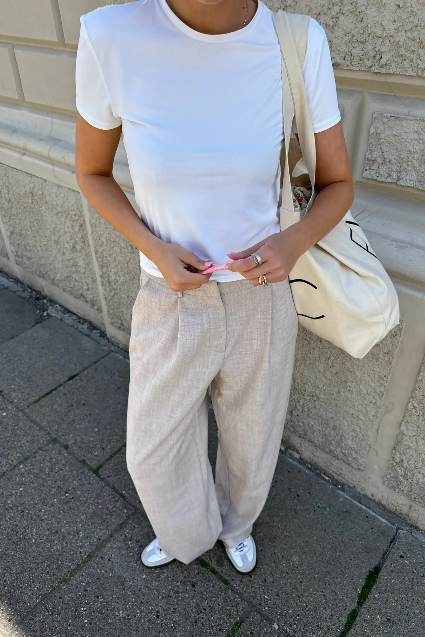 CelinaIC Bukser - Beige