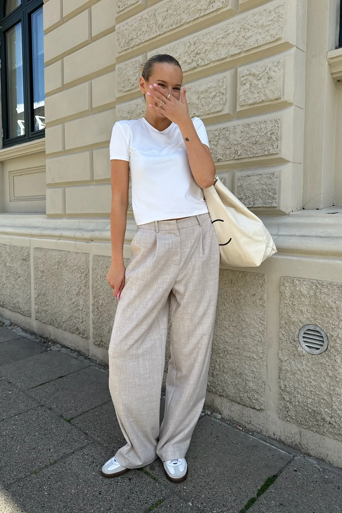 CelinaIC Bukser - Beige