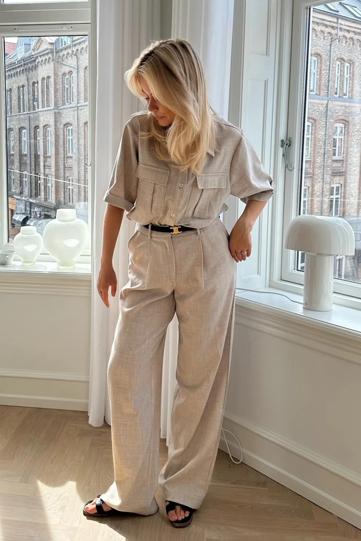 CelinaIC Bukser - Beige