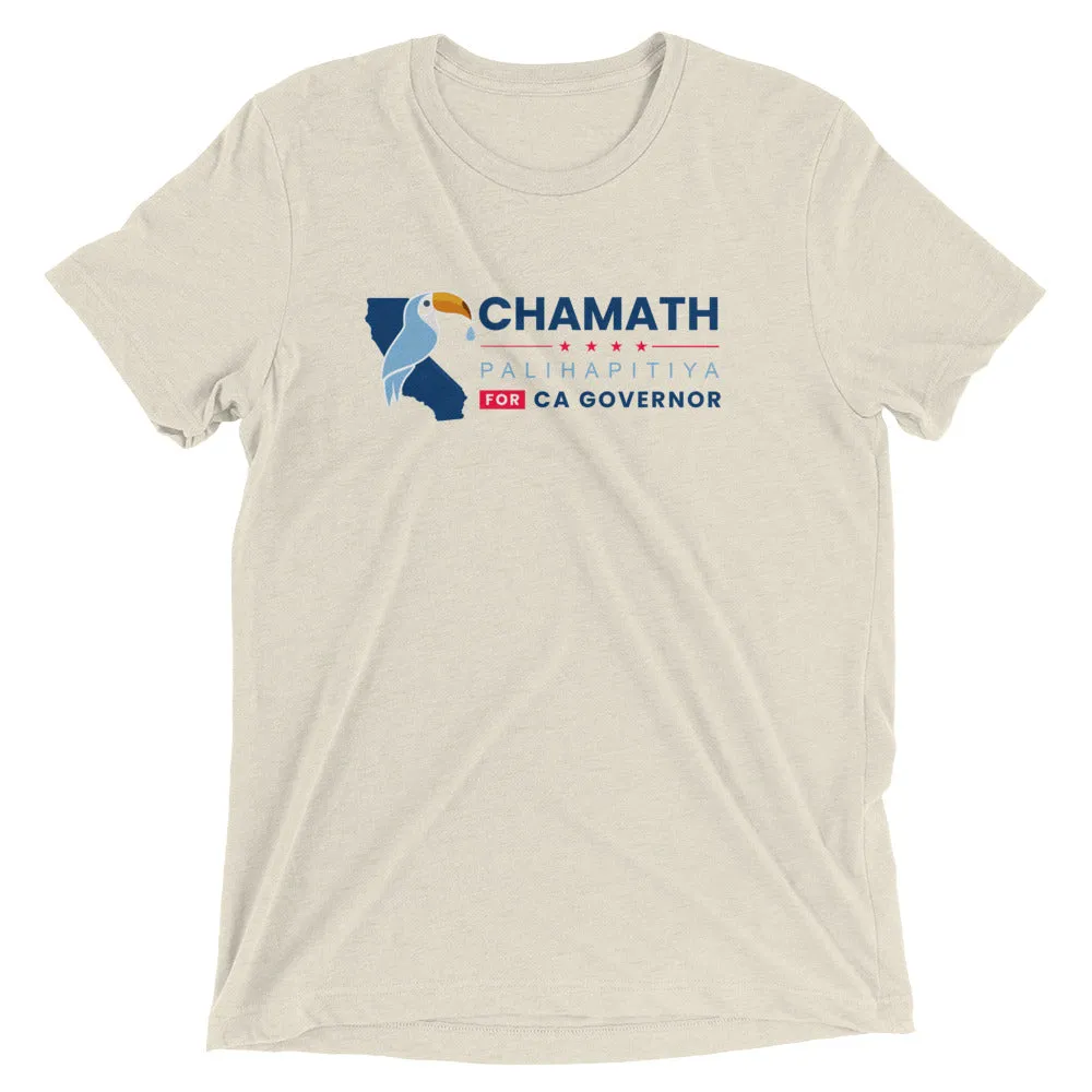 Chamath Palihapitiya For Governor of CA Campaign Tee - Recall Gavin Newsom - Wet Beak Edition Tee Shirt