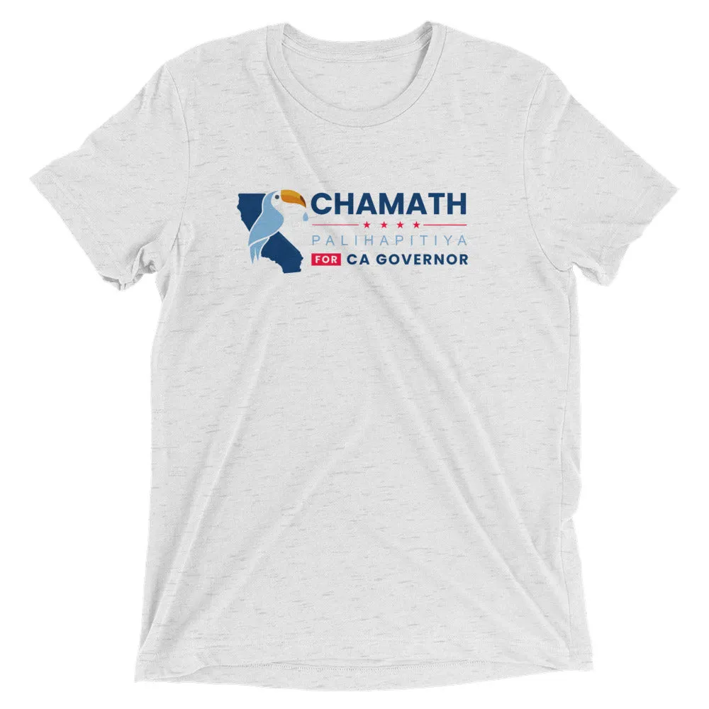 Chamath Palihapitiya For Governor of CA Campaign Tee - Recall Gavin Newsom - Wet Beak Edition Tee Shirt