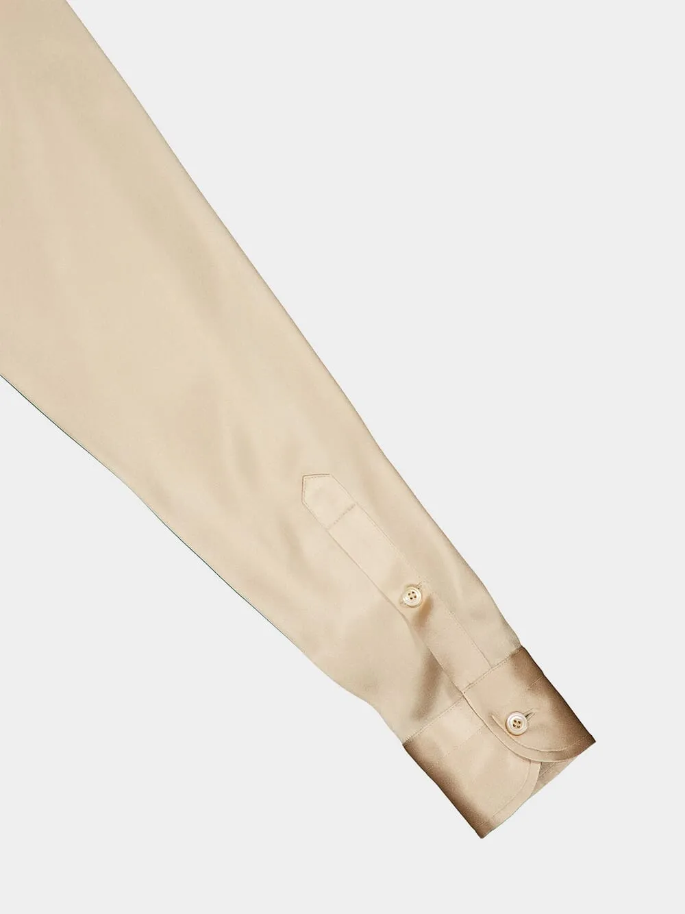 Charmeuse Silk Plissé Shirt