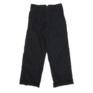 Comme Des Garcons SHIRT Black Wide Leg Trousers Medium