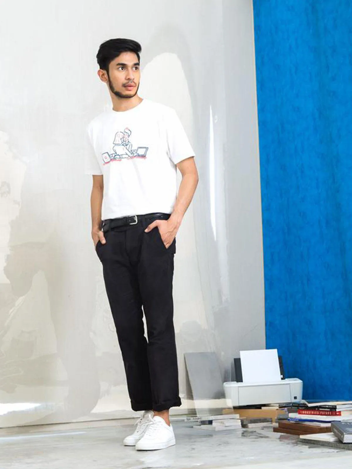 Contentment. Office Romance Illustrated T-Shirt