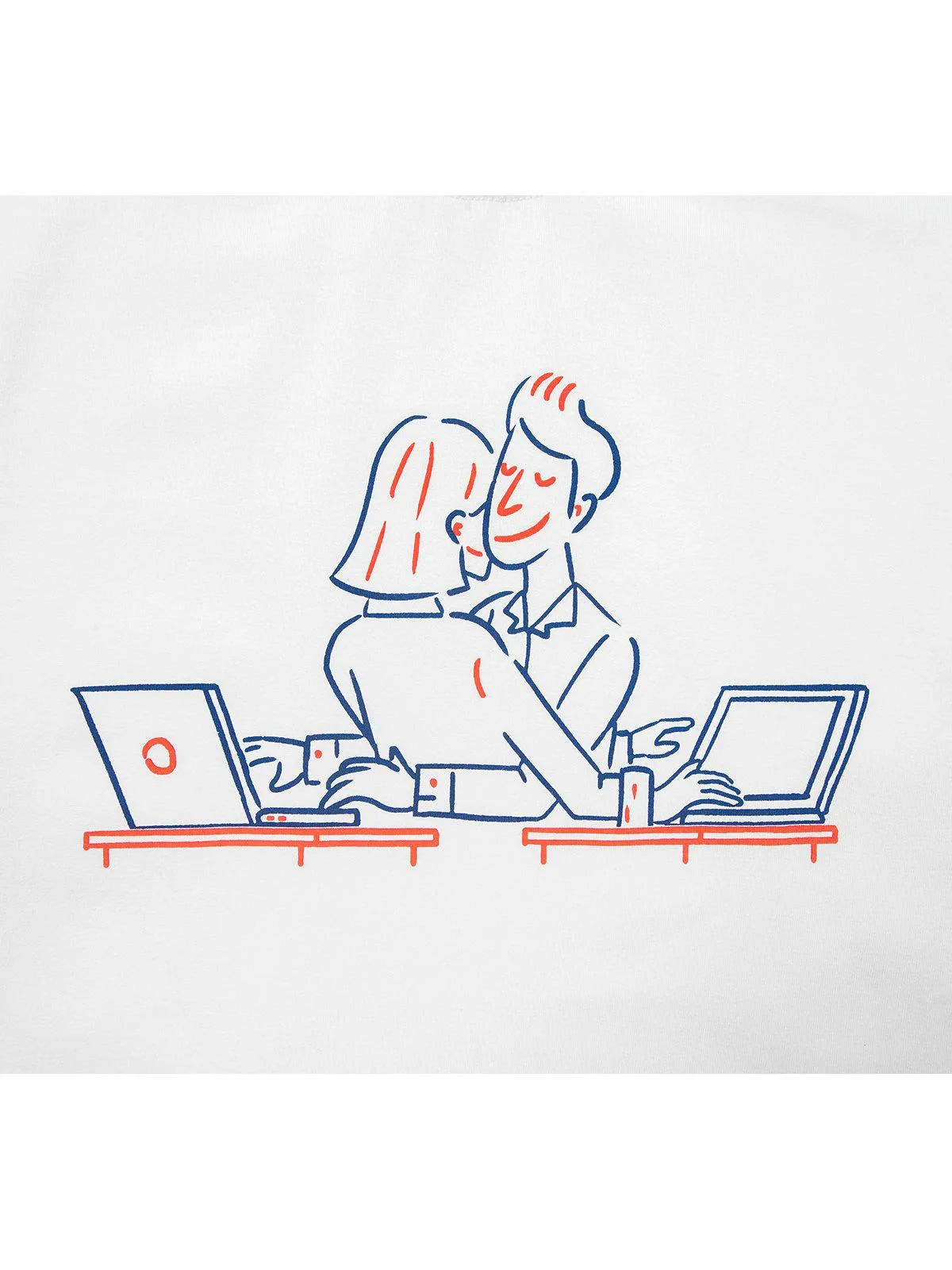 Contentment. Office Romance Illustrated T-Shirt