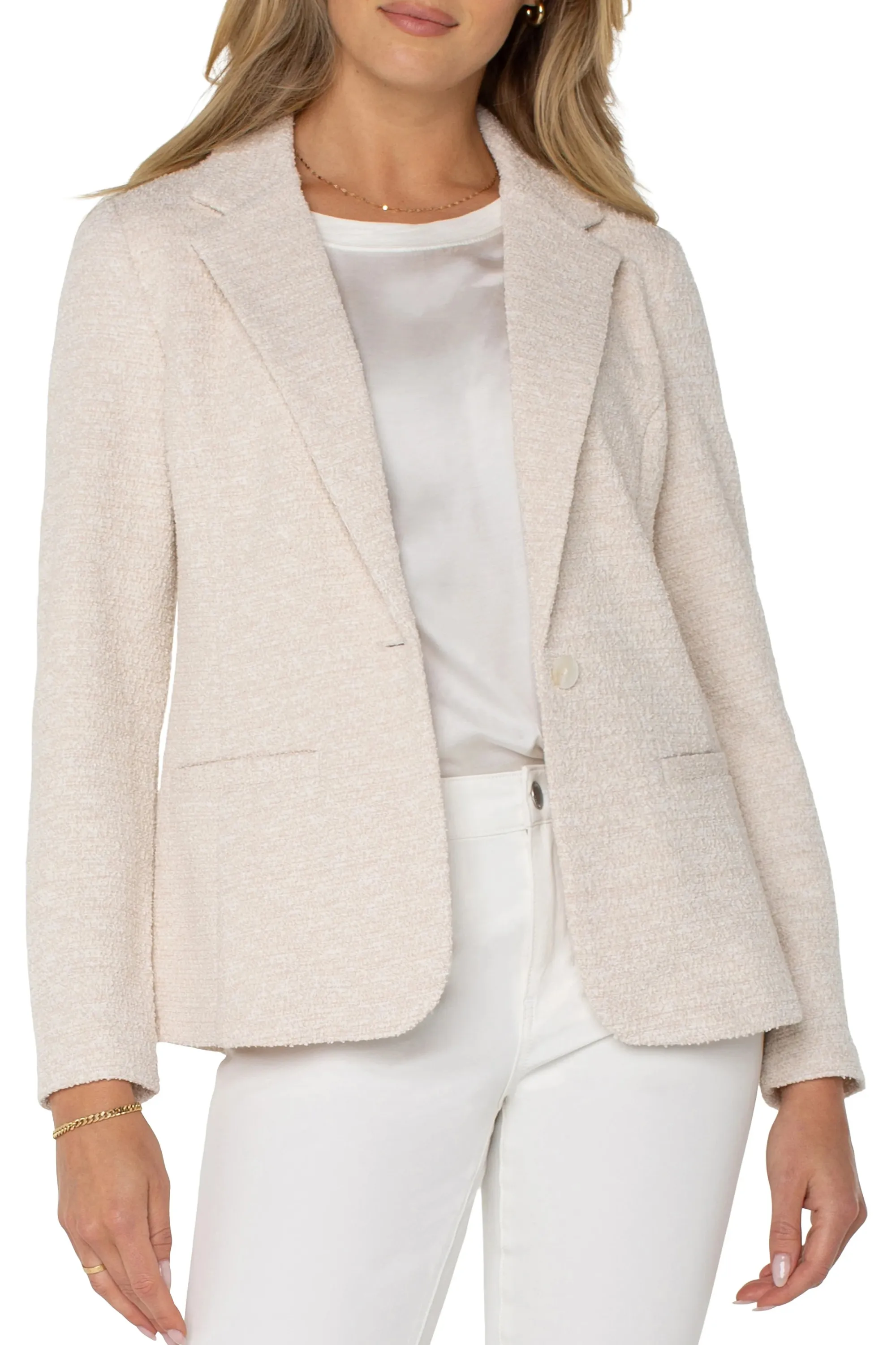 Creamy Bouclee Blazer - Liverpool