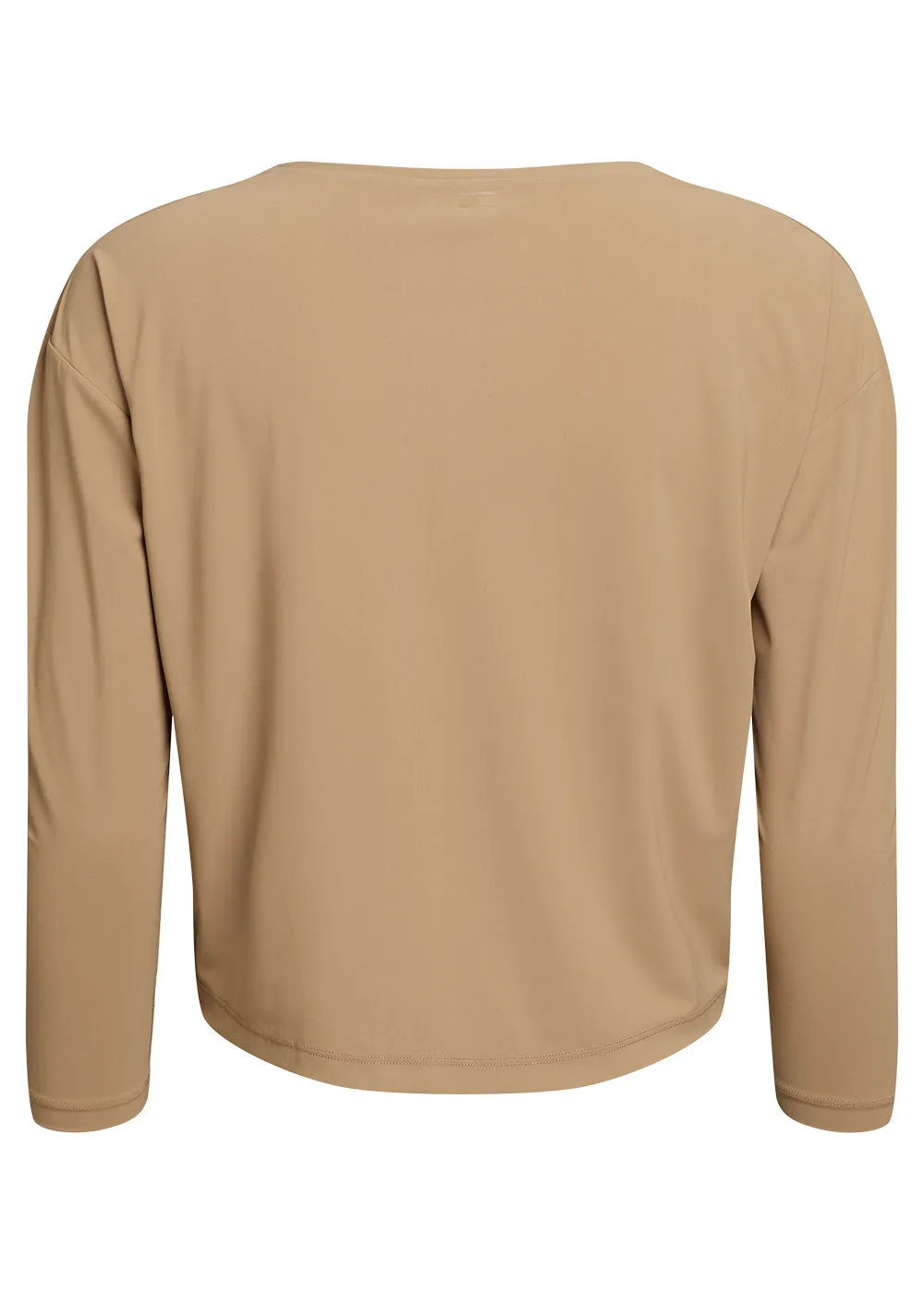 Cropped Tee Vigga - golden brown