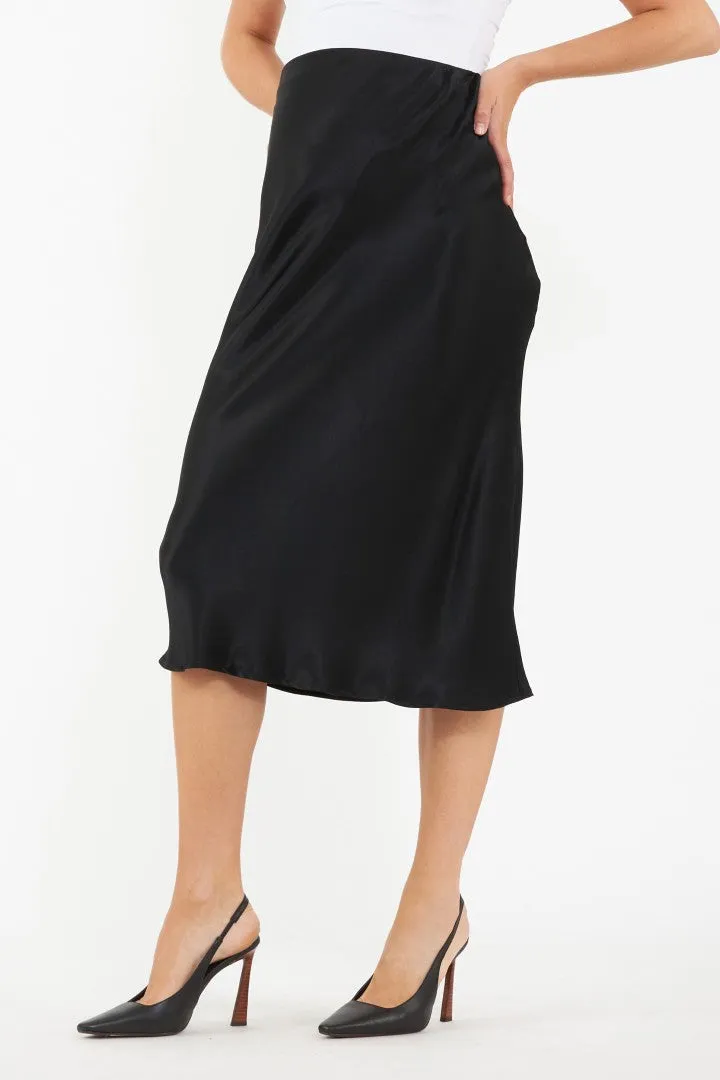 Crystal Satin Skirt
