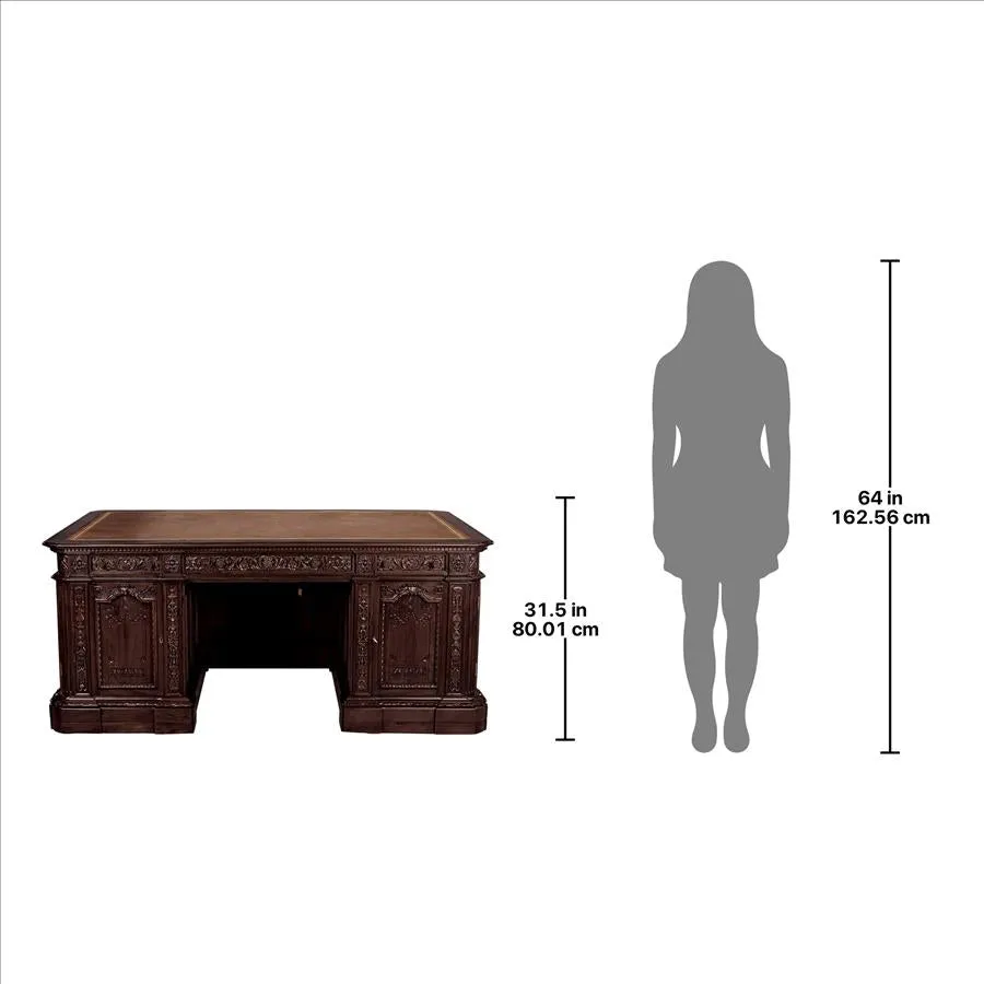 Design Toscano- Oval Office Presidents' H.M.S. Resolute Desk