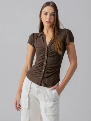 Dream Button Up Top