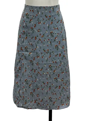 Dusty Blue Floral Skirt