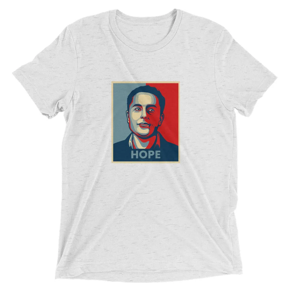 Elon Musk Hope - Tesla SpaceX - Obama HOPE Parody Tee T-Shirt