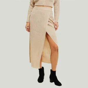 Embracing Me Lurex Rib Skirt