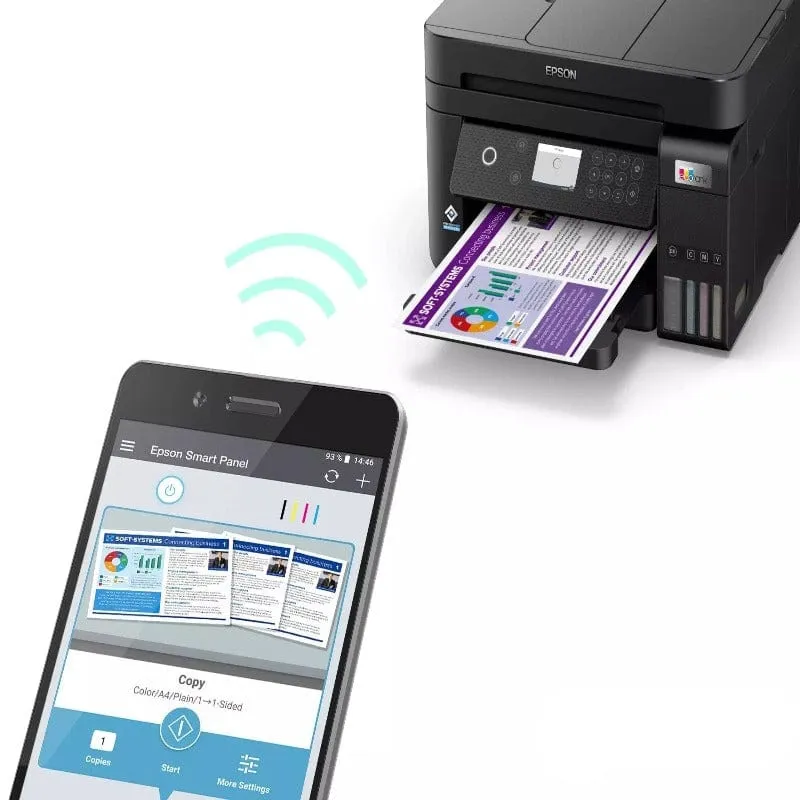 Epson L6270 EcoTank A4 3 in 1 Wi-Fi ADF Double Sided Printing Printer