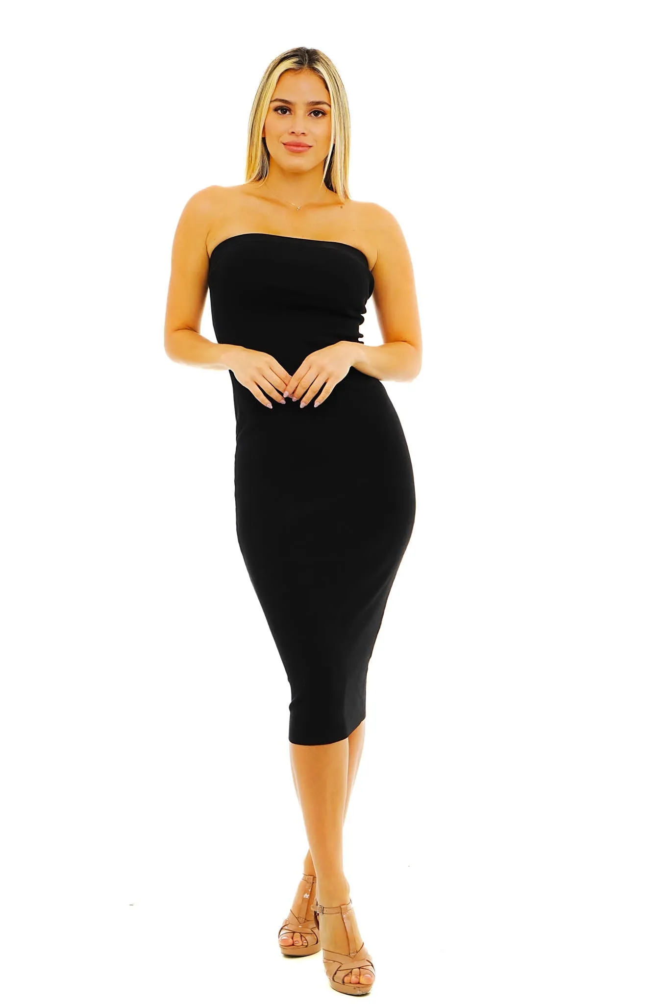 Erithea Tube Midi Dress