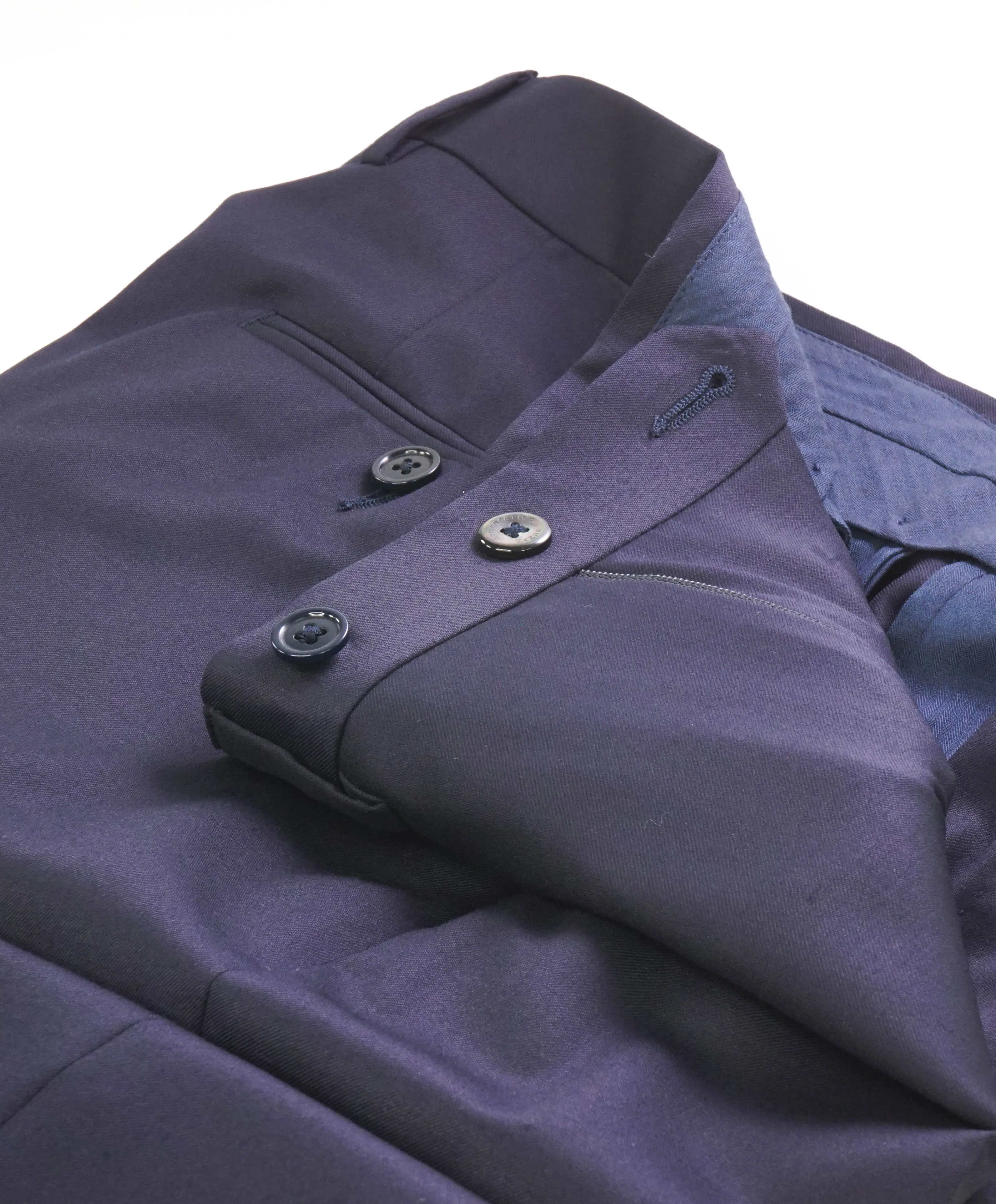 ERMENEGILDO ZEGNA - "MICNVY" Navy Blue Premium Dress Pants - 30W (46EU)