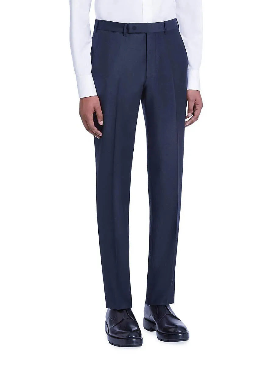ERMENEGILDO ZEGNA - "MICNVY" Navy Blue Premium Dress Pants - 30W (46EU)