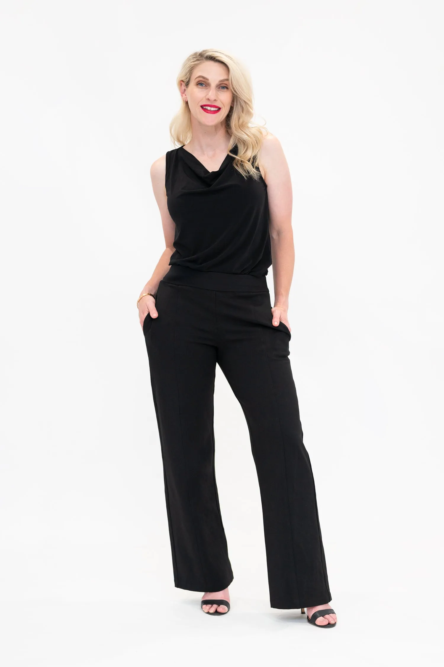 Everyday Black - Cowl Neck Top