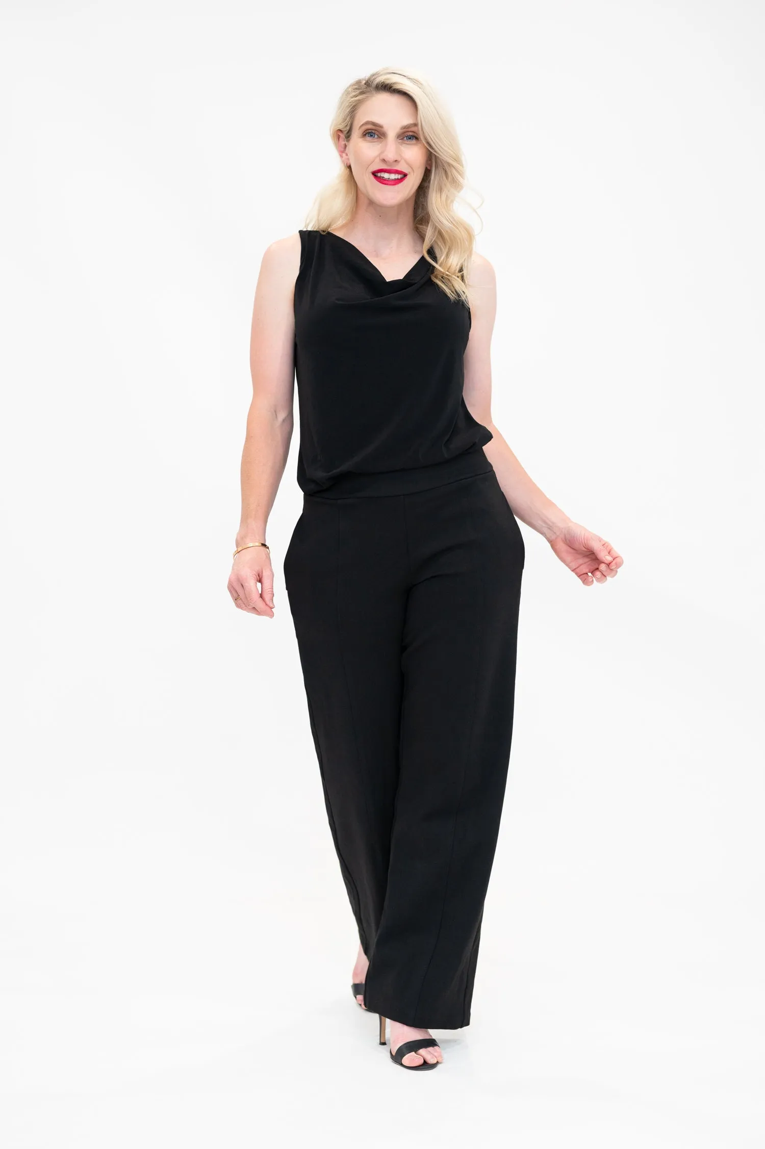 Everyday Black - Cowl Neck Top