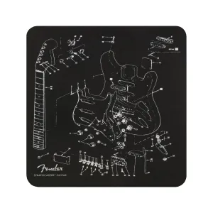 Fender Mousepads, Exploded Strat