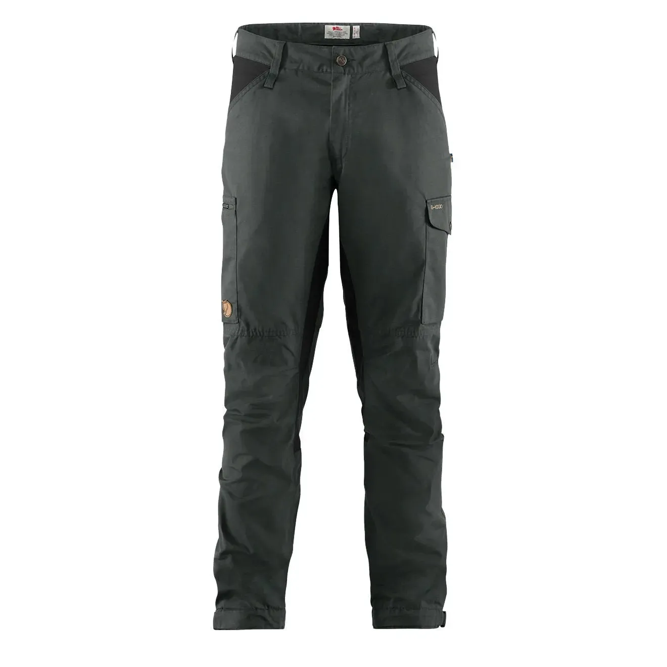 Fjallraven Kaipak Trousers Long Dark Grey-Black