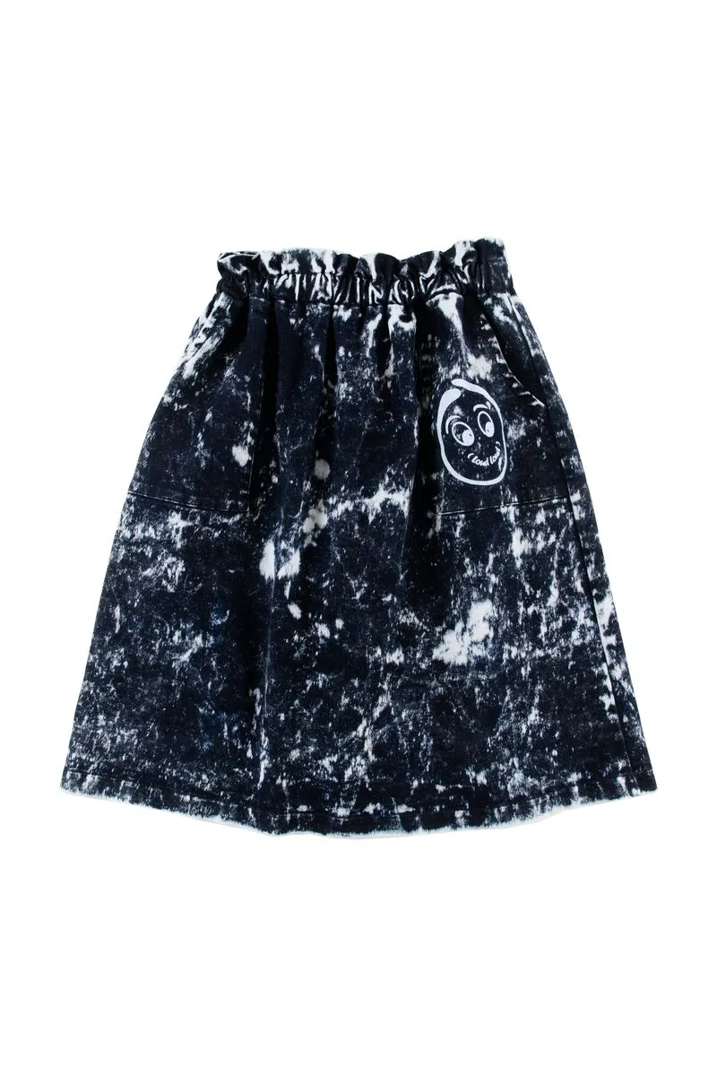 Follies blue stained skirt by Loud