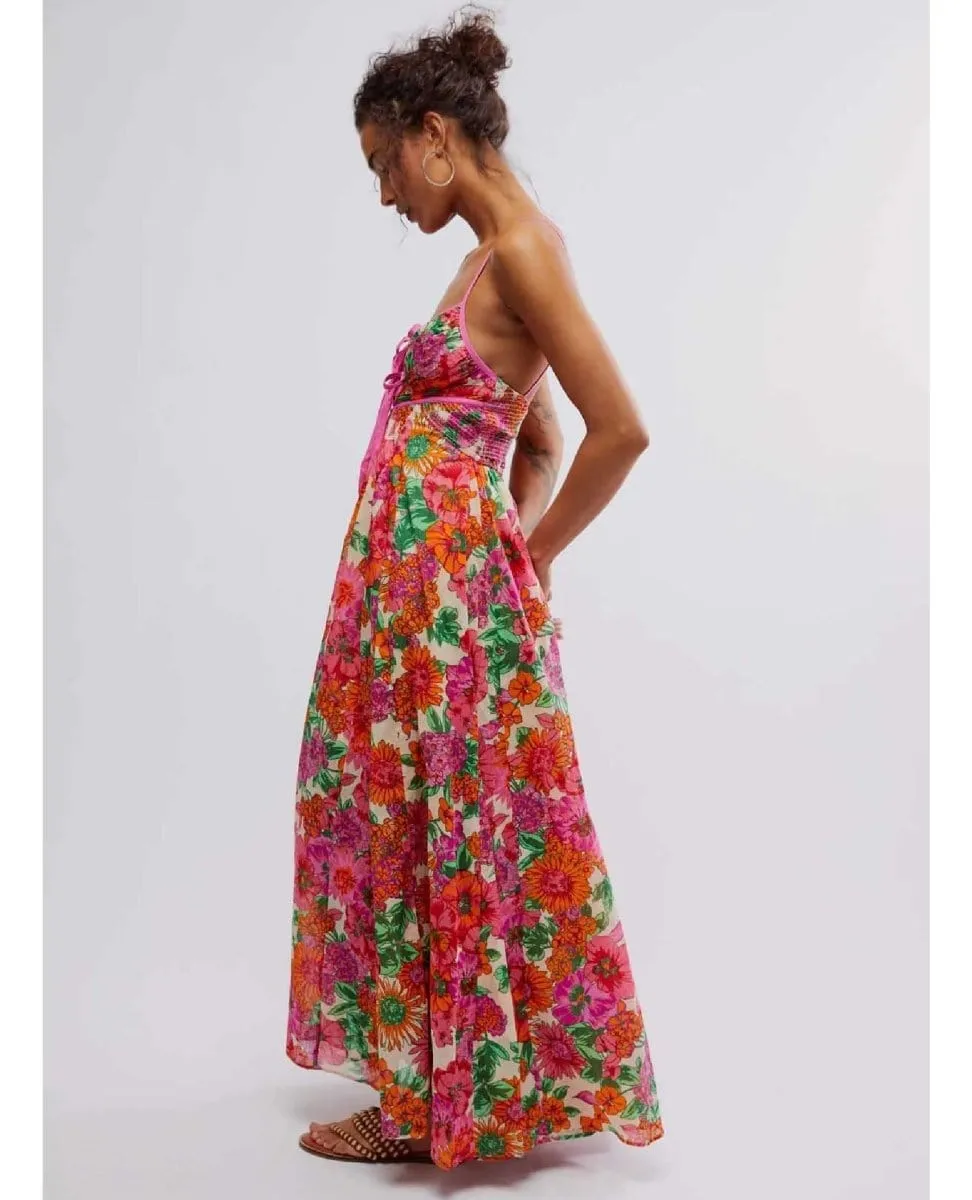 Free People Dream Weaver Maxi Dress Ivory