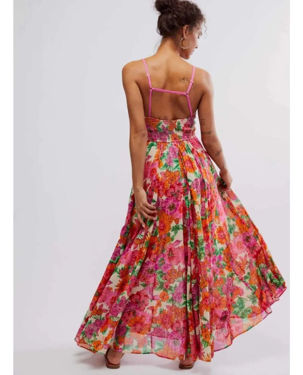 Free People Dream Weaver Maxi Dress Ivory