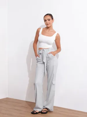 Front Tie Up Cargo Pant