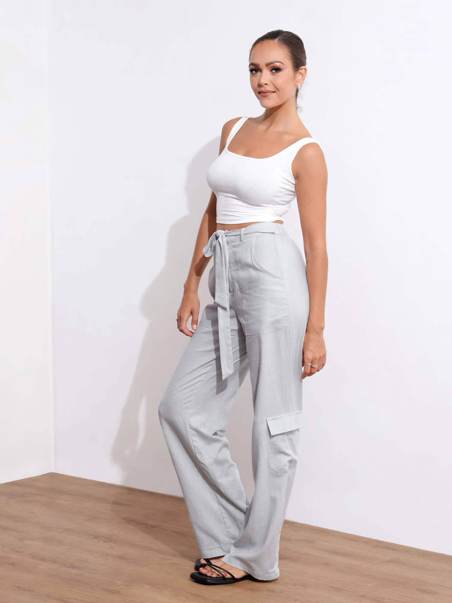 Front Tie Up Cargo Pant