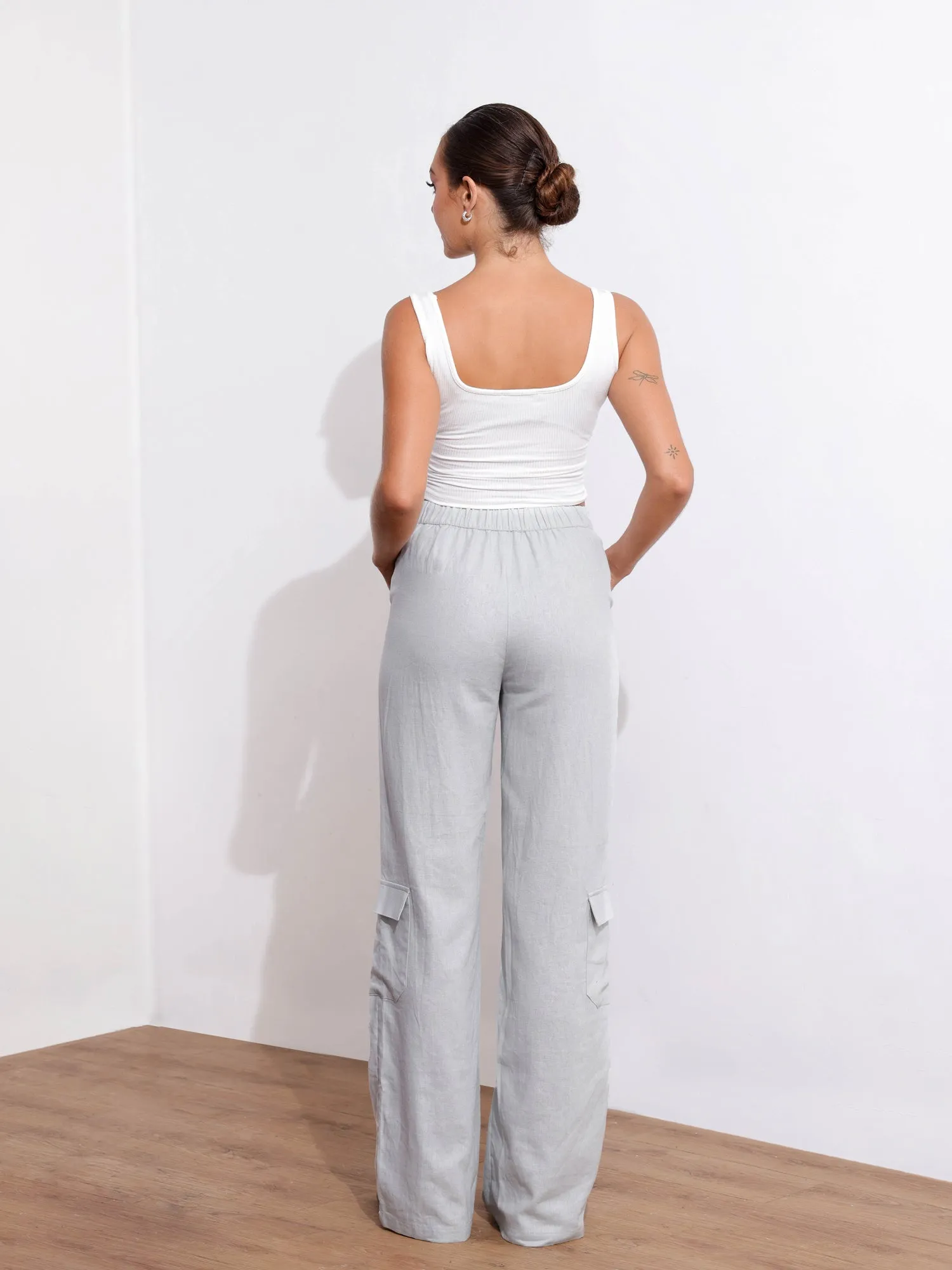 Front Tie Up Cargo Pant