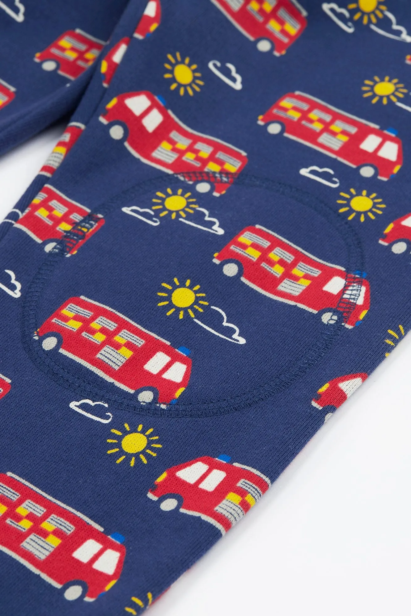 Frugi Infant Snuggle Crawlers Fire Engine