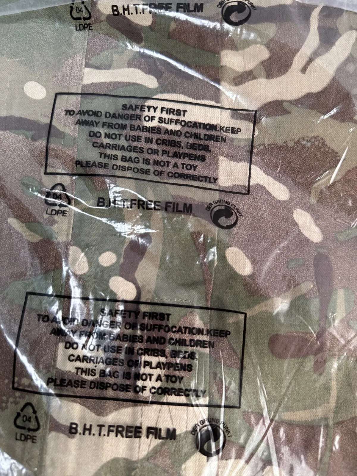 Genuine British Army Combat Jacket IR - Size 170/96 - New Old Stock