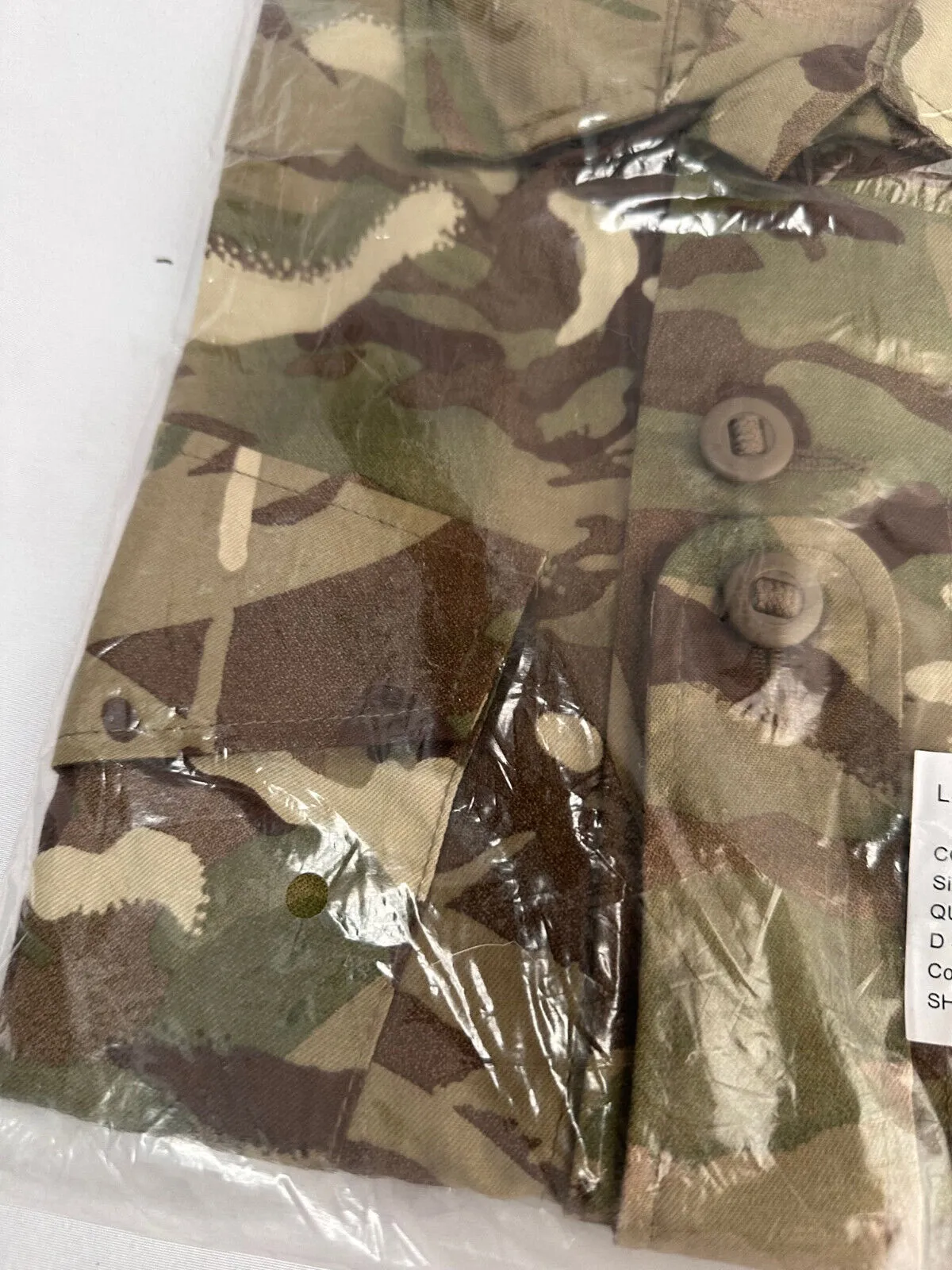 Genuine British Army MTP Barrack Shirt - Size 180/115 - New Old Stock