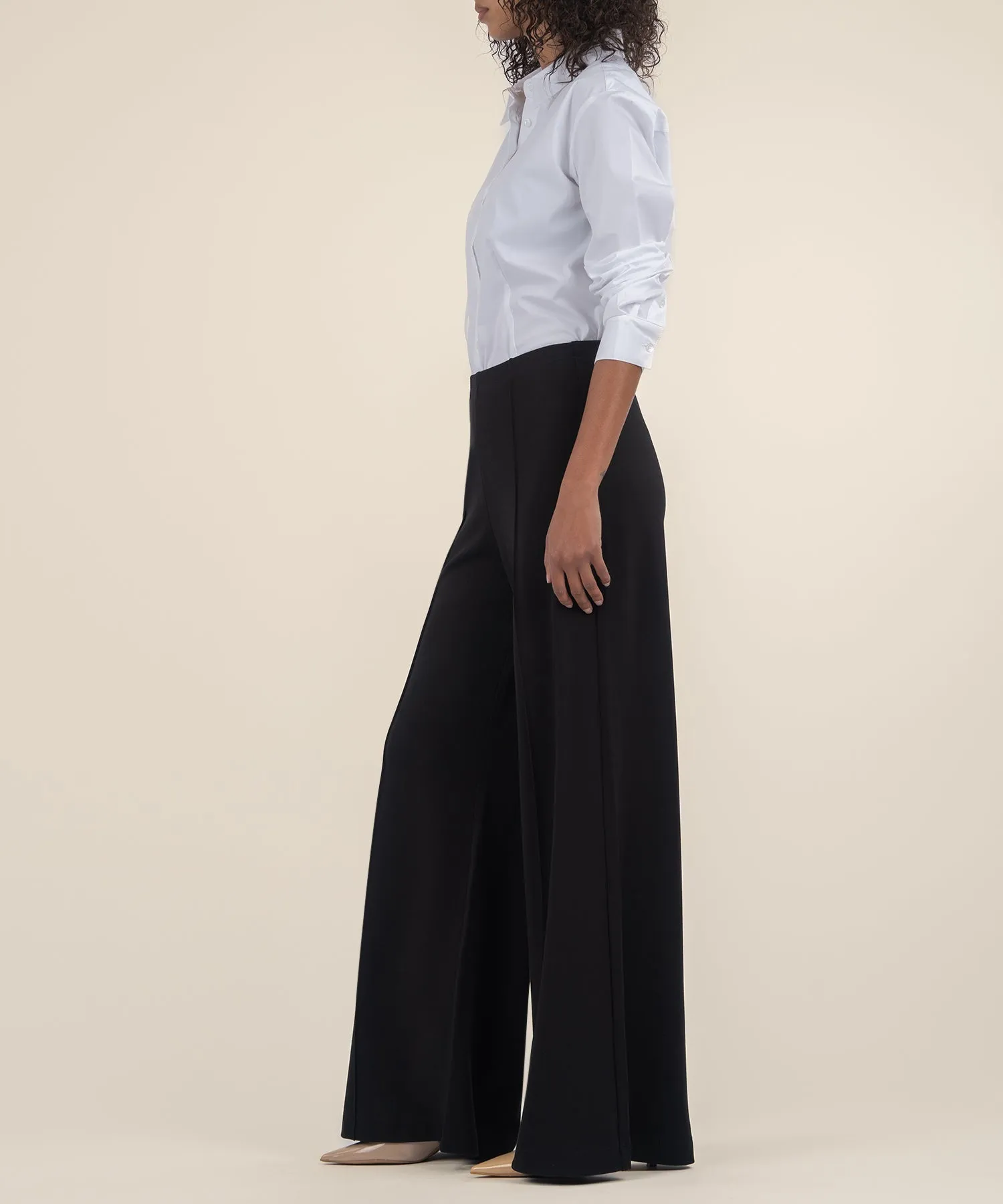 Geri High Rise Wide Leg Pant