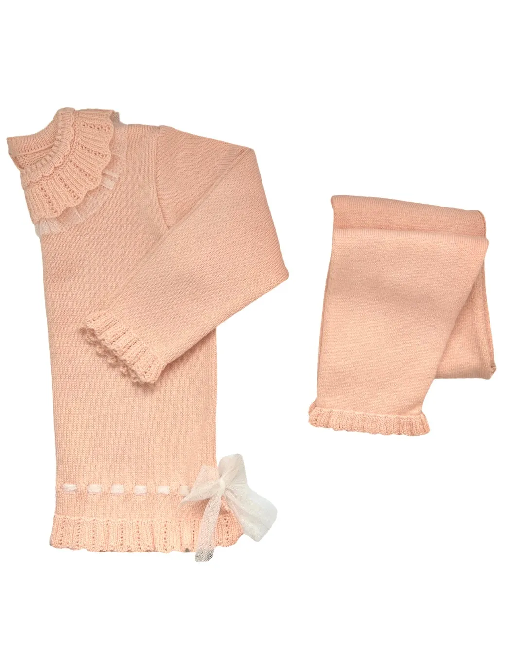 Girls Knitted Trouser Set