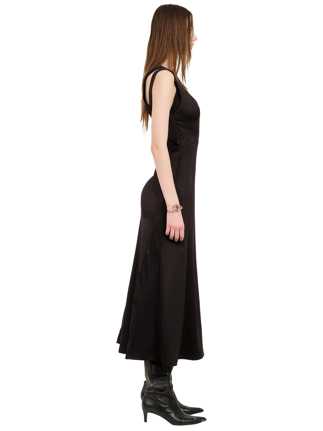 Godet Midi Skirt