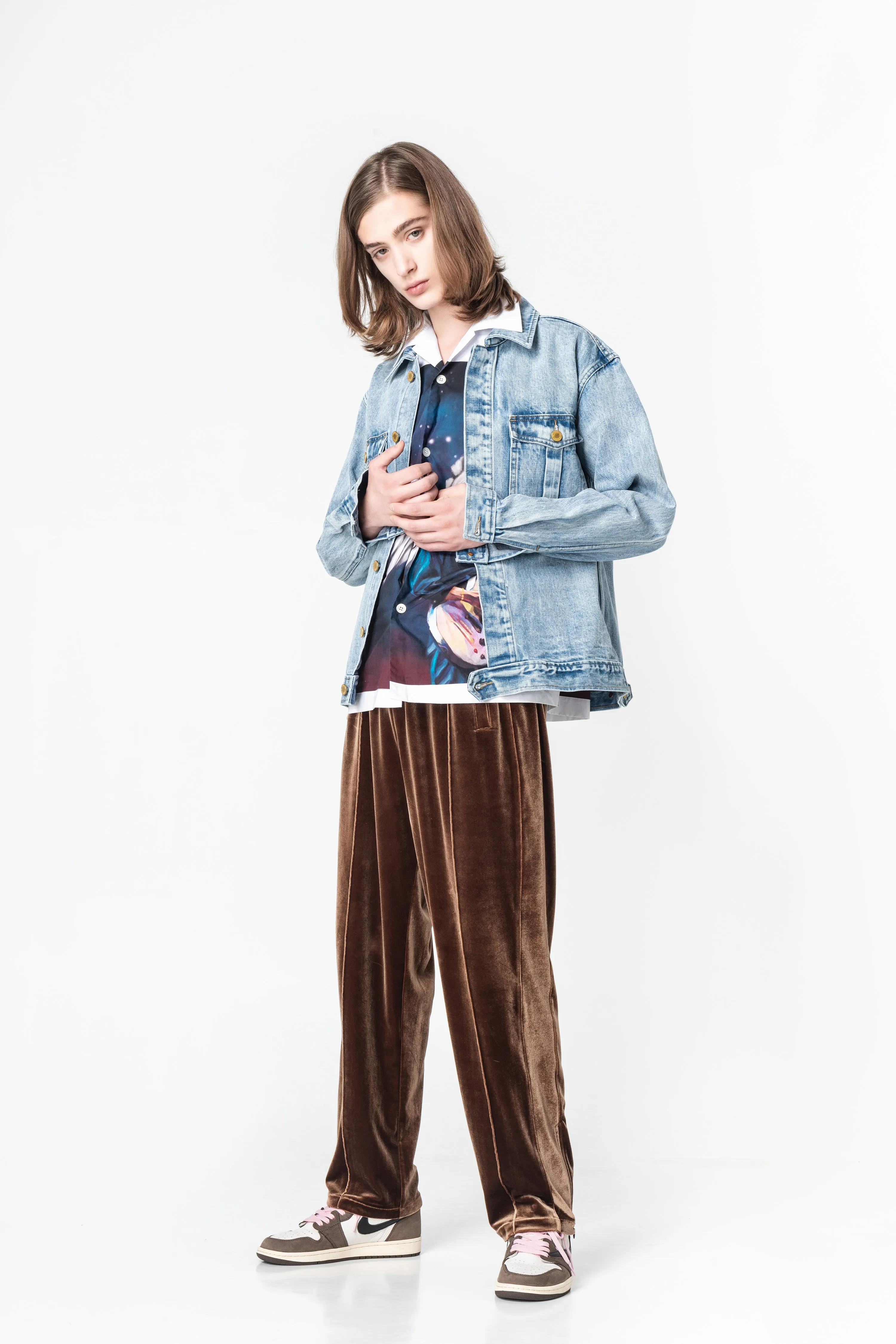 Golden Velvet Trousers