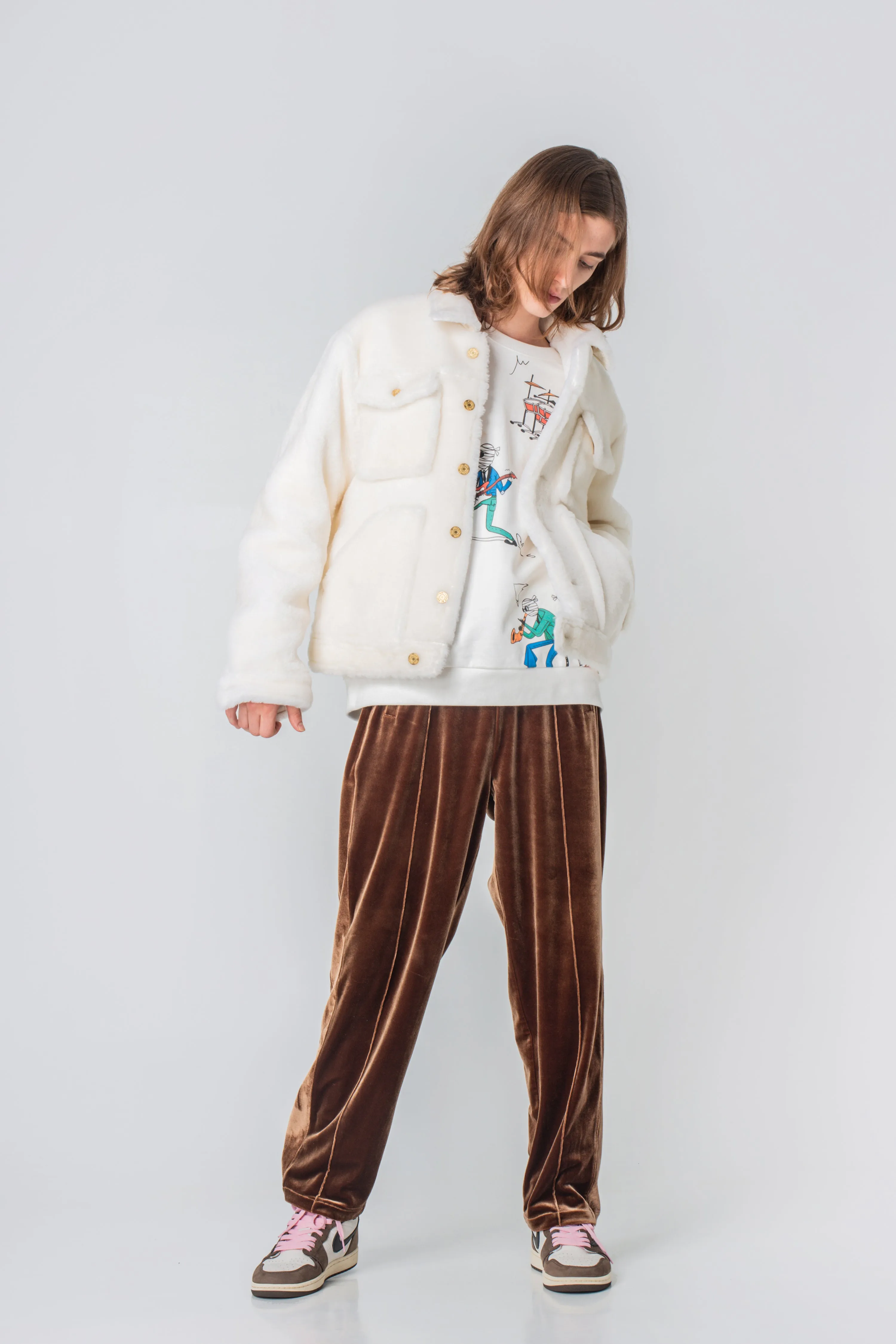 Golden Velvet Trousers
