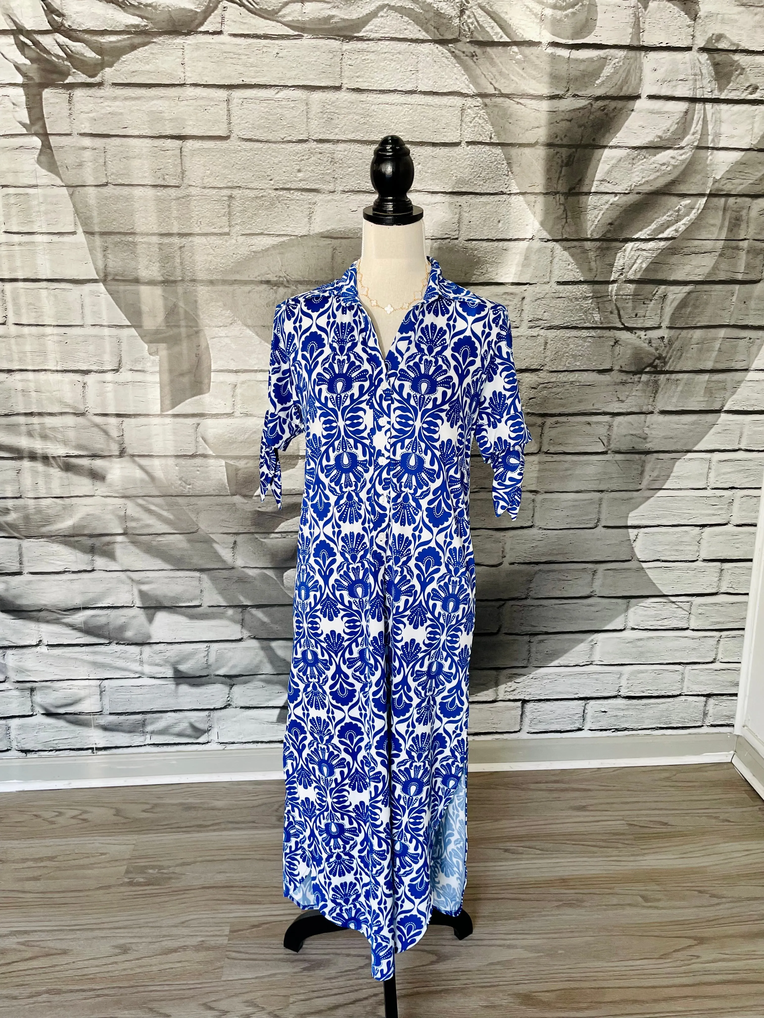 Hailey Midi in Cerulean Croatia