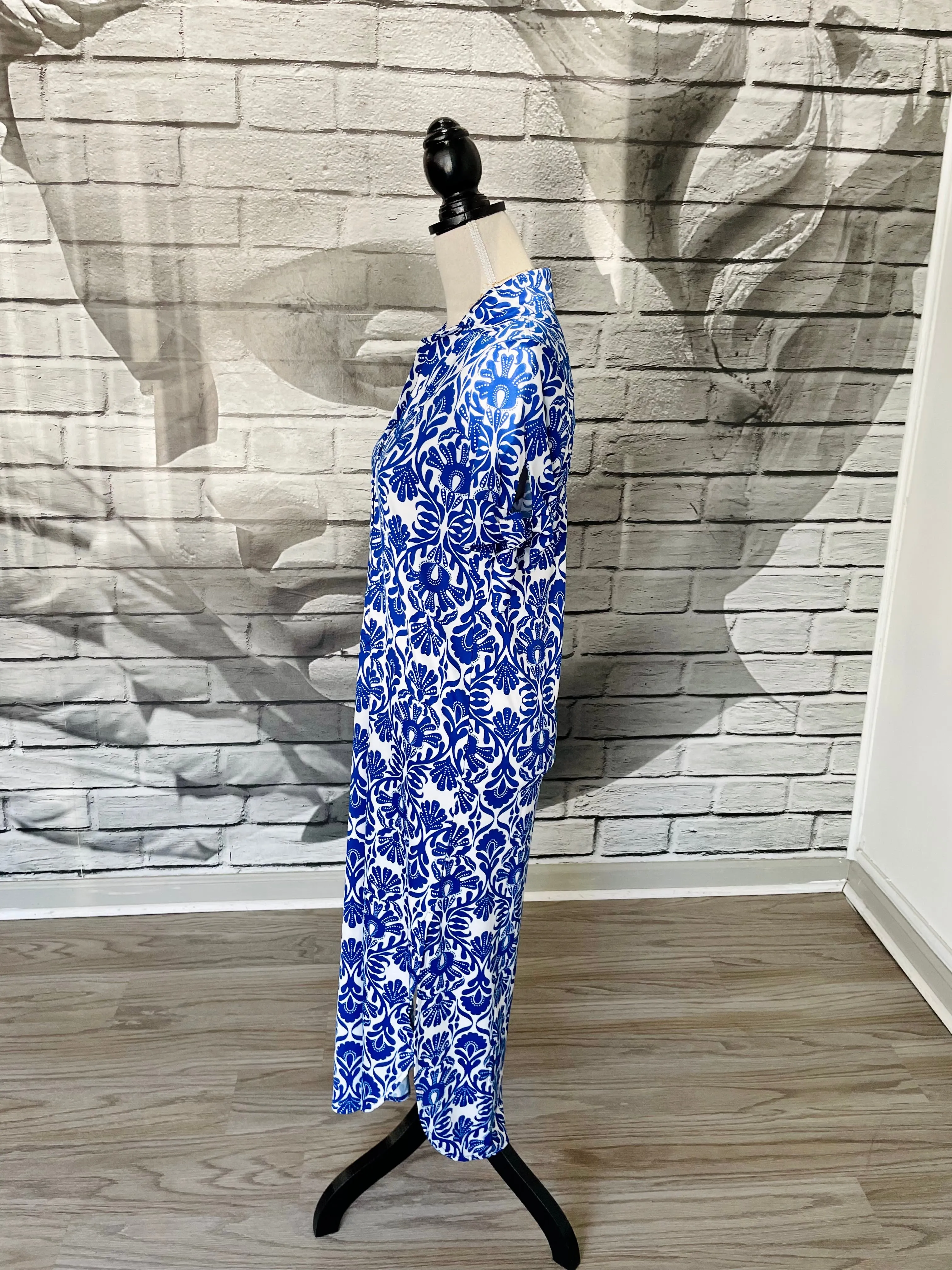 Hailey Midi in Cerulean Croatia