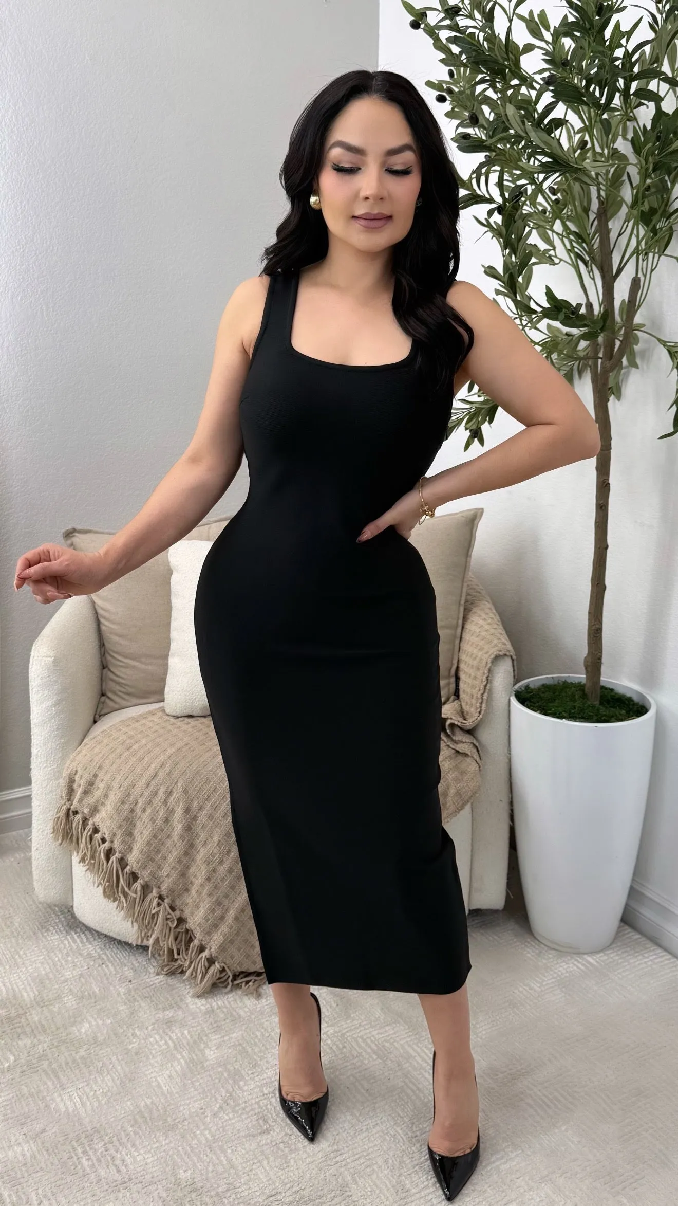 HAMPTONS BLACK DRESS