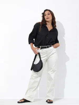 High Waist Straight Leg Pant