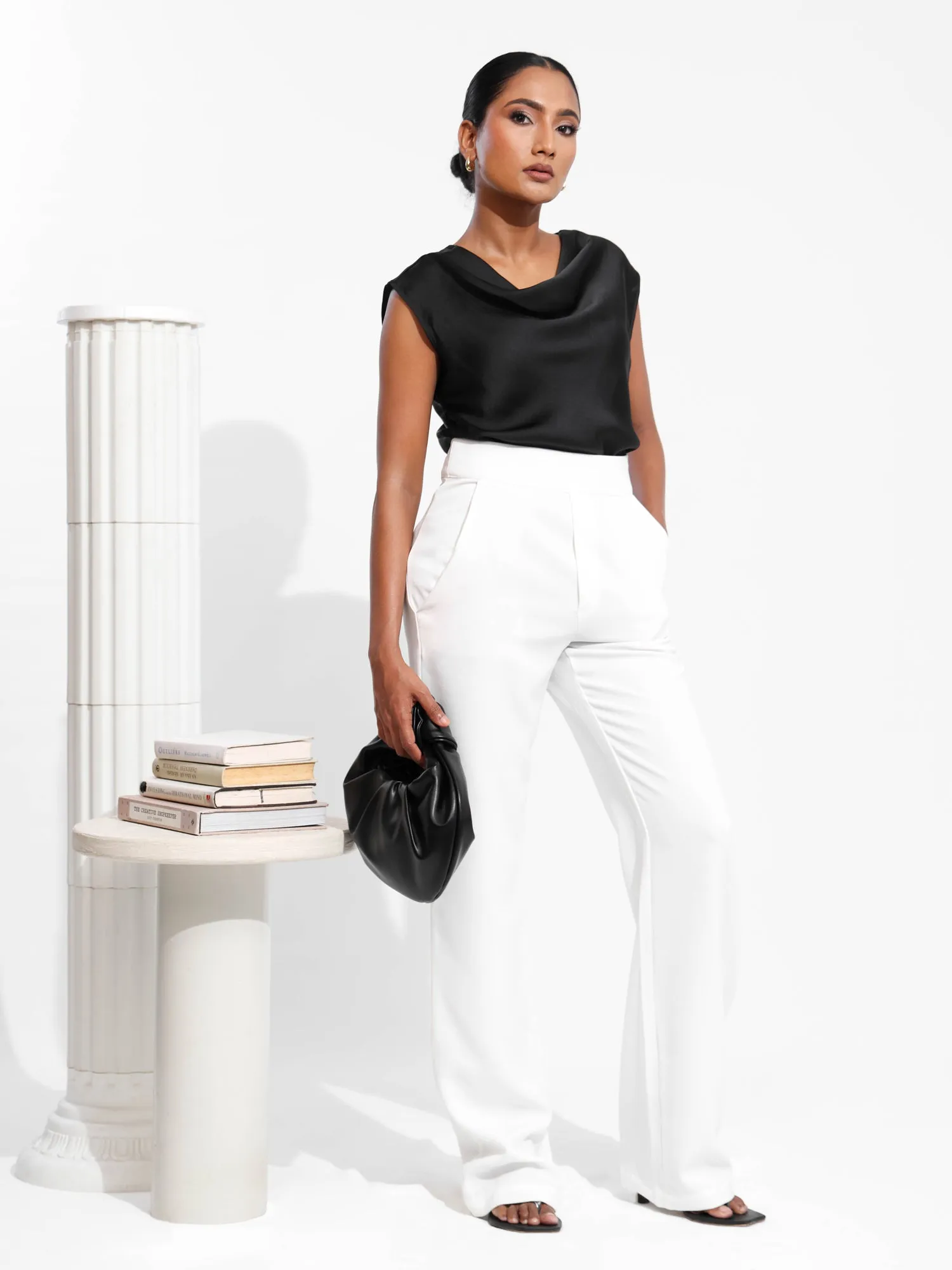 High Waist Straight Leg pant